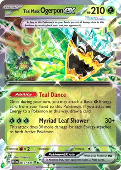 Teal Mask Ogerpon ex 012/131 Holo Prismatic Evolutions