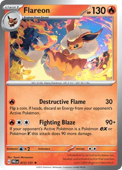 Flareon 013/131 Holo Prismatic Evolutions