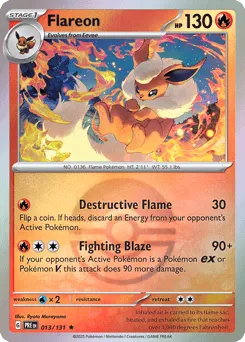 Flareon 013/131 Poké Ball Prismatic Evolutions