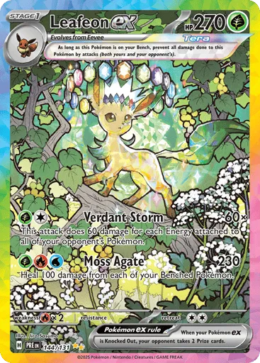 Leafeon ex 144/131 Prismatic Evolutions