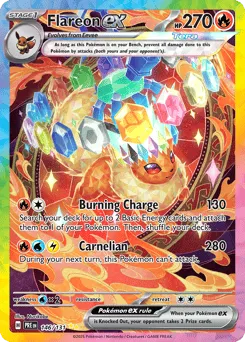 Flareon ex 146/131 Holo Prismatic Evolutions