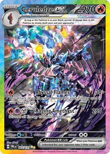 Ceruledge ex 147/131 Prismatic Evolutions