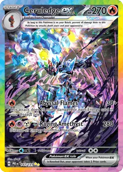 Ceruledge ex 147/131 Holo Prismatic Evolutions