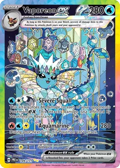 Vaporeon ex 149/131 Holo Prismatic Evolutions
