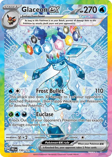 Glaceon ex 150/131 Prismatic Evolutions