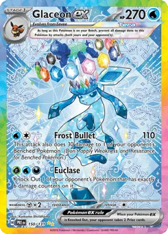 Glaceon ex 150/131 Prismatic Evolutions