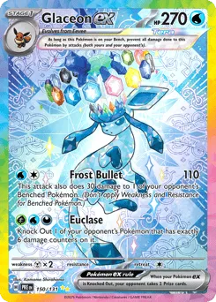 Glaceon ex 150/131 Holo Prismatic Evolutions