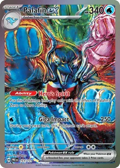 Palafin ex 151/131 Holo Prismatic Evolutions