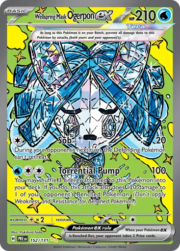 Wellspring Mask Ogerpon ex 152/131 Prismatic Evolutions