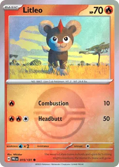 Litleo 015/131 Poké Ball Prismatic Evolutions