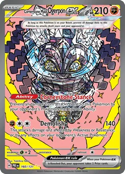Cornerstone Mask Ogerpon ex 160/131 Prismatic Evolutions