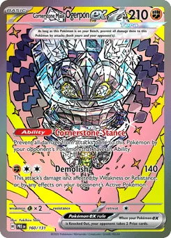 Cornerstone Mask Ogerpon ex 160/131 Holo Prismatic Evolutions