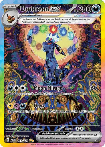 Umbreon ex 161/131 Prismatic Evolutions