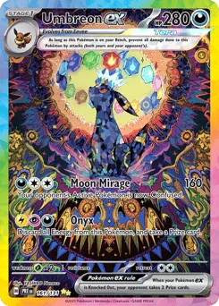 Umbreon ex 161/131 Holo Prismatic Evolutions