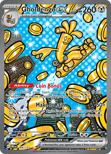 Gholdengo ex 164/131 Prismatic Evolutions
