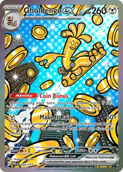 Gholdengo ex 164/131 Holo Prismatic Evolutions