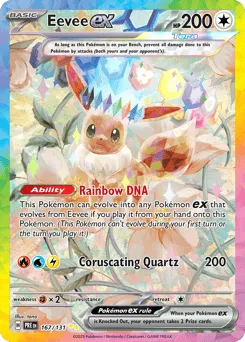 Eevee ex 167/131 Holo Prismatic Evolutions
