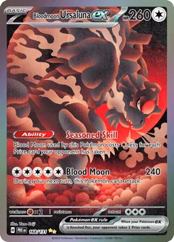 Bloodmoon Ursaluna ex 168/131 Holo Prismatic Evolutions