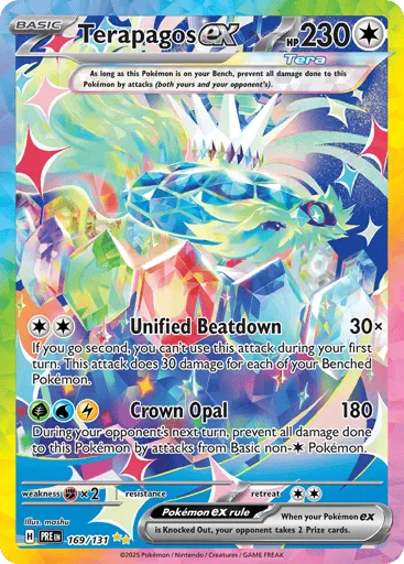 Terapagos ex 169/131 Prismatic Evolutions