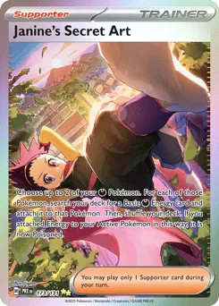 Janine's Secret Art 173/131 Holo Prismatic Evolutions