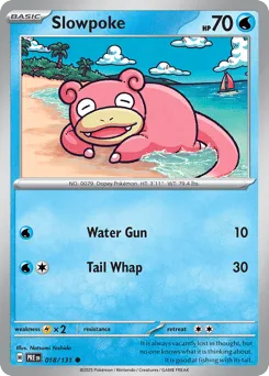 Slowpoke 018/131 Normal Prismatic Evolutions