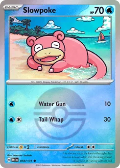 Slowpoke 018/131 Poké Ball Prismatic Evolutions
