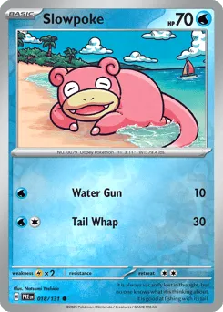 Slowpoke 018/131 Reverse Holo Prismatic Evolutions
