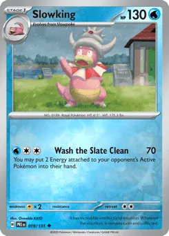 Slowking 019/131 Reverse Holo Prismatic Evolutions