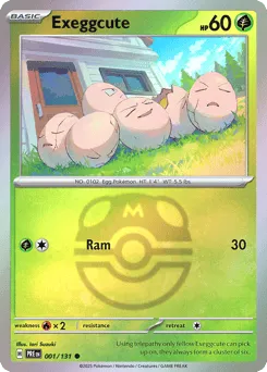Exeggcute 001/131 Master Ball Prismatic Evolutions