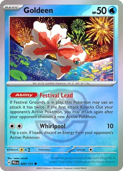 Goldeen 020/131 Master Ball Prismatic Evolutions