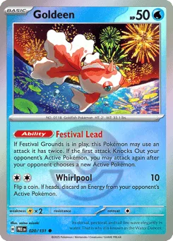 Goldeen 020/131 Poké Ball Prismatic Evolutions