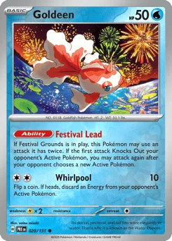 Goldeen 020/131 Reverse Holo Prismatic Evolutions
