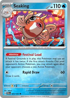 Seaking 021/131 Reverse Holo Prismatic Evolutions