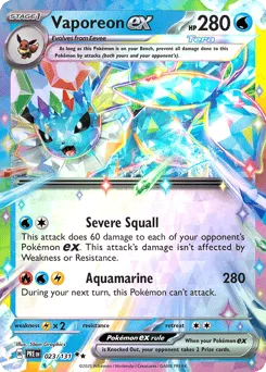 Vaporeon ex 023/131 Holo Prismatic Evolutions