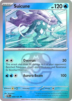 Suicune 024/131 Master Ball Prismatic Evolutions