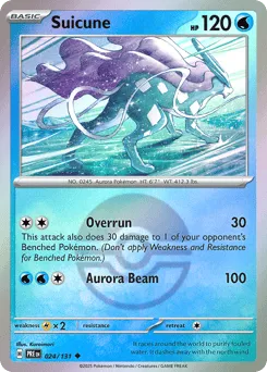 Suicune 024/131 Poké Ball Prismatic Evolutions