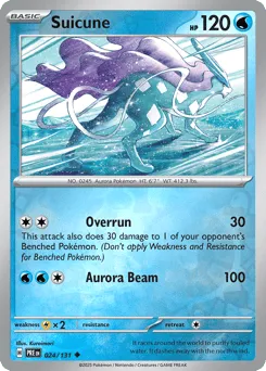 Suicune 024/131 Reverse Holo Prismatic Evolutions