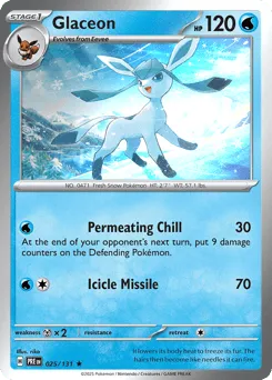 Glaceon 025/131 Holo Prismatic Evolutions