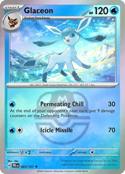 Glaceon 025/131 Master Ball Prismatic Evolutions