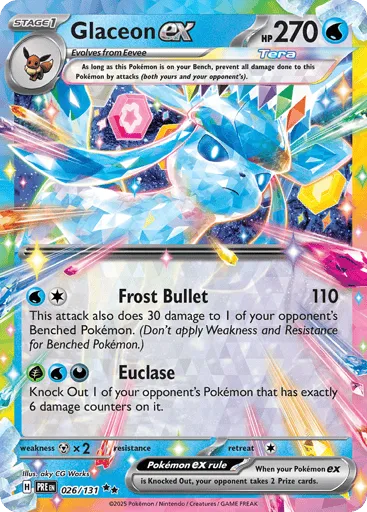 Glaceon ex 026/131 Prismatic Evolutions