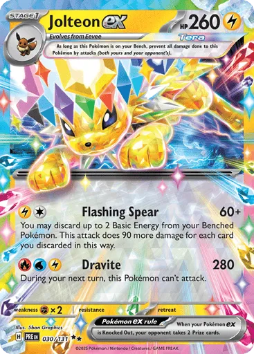 Jolteon ex 030/131 Prismatic Evolutions