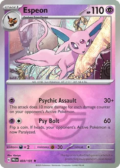 Espeon 033/131 Poké Ball Prismatic Evolutions