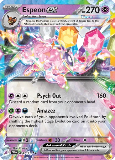 Espeon ex 034/131 Prismatic Evolutions
