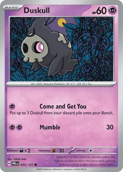 Duskull 035/131 Normal Prismatic Evolutions