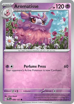 Aromatisse 039/131 Reverse Holo Prismatic Evolutions