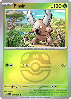Pinsir 003/131 Master Ball Prismatic Evolutions