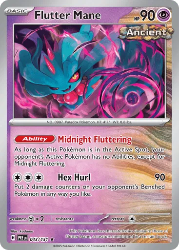 Flutter Mane 043/131 Prismatic Evolutions