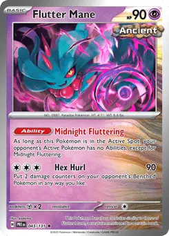 Flutter Mane 043/131 Holo Prismatic Evolutions