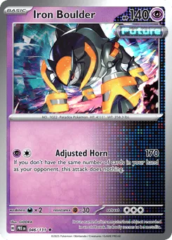 Iron Boulder 046/131 Holo Prismatic Evolutions