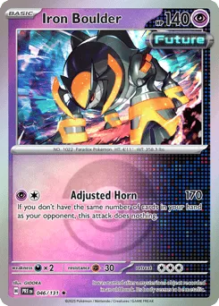 Iron Boulder 046/131 Poké Ball Prismatic Evolutions